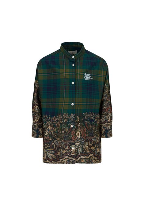 Camicia con con motivo Pegasus ETRO KIDS | GZ5A20 P0632719BL